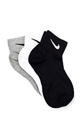 NIKE   3  3PPK LIGHTWEIGHT QUARTER (S,M,